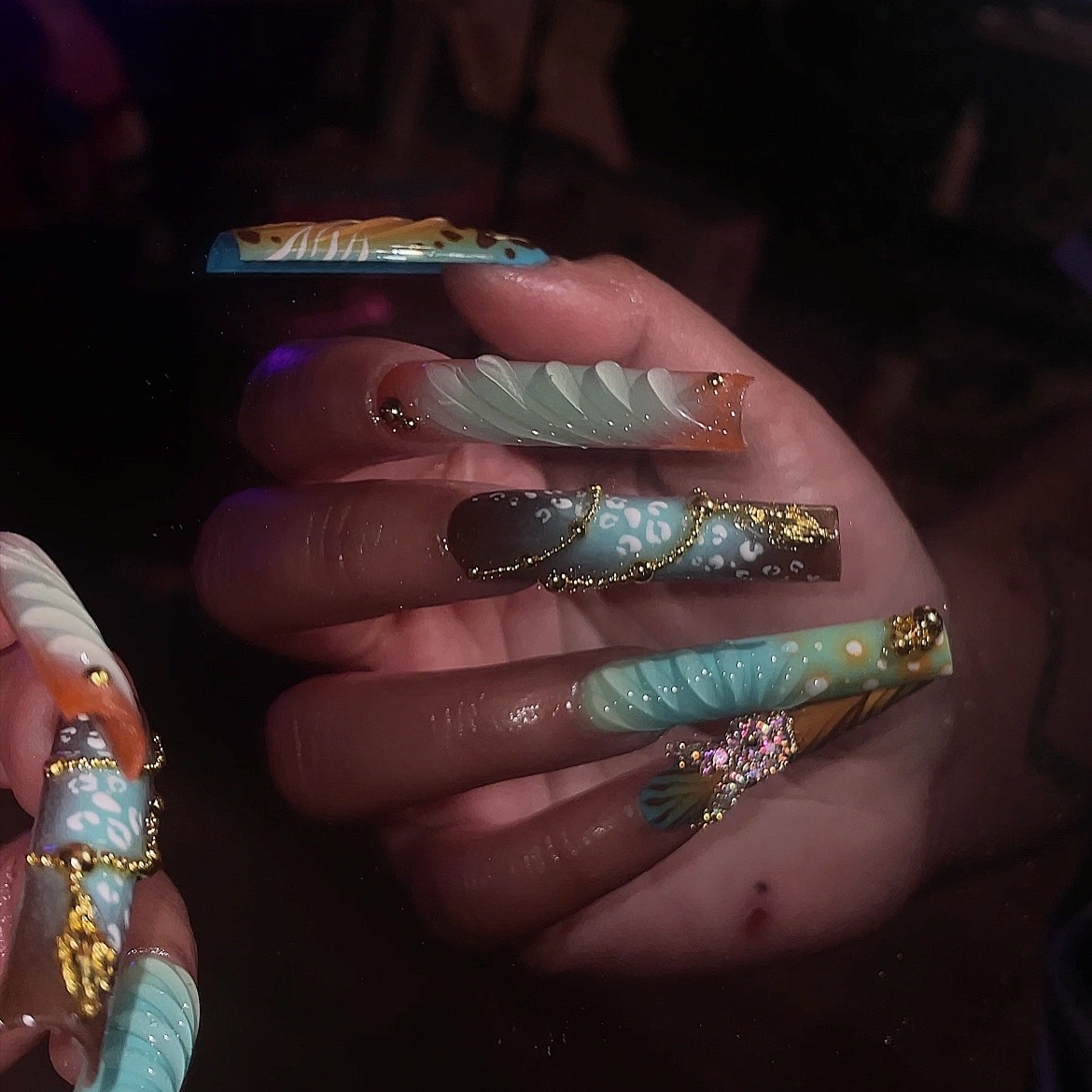 Nail Art Freestyle at Jazys Nails in las vegas, NV