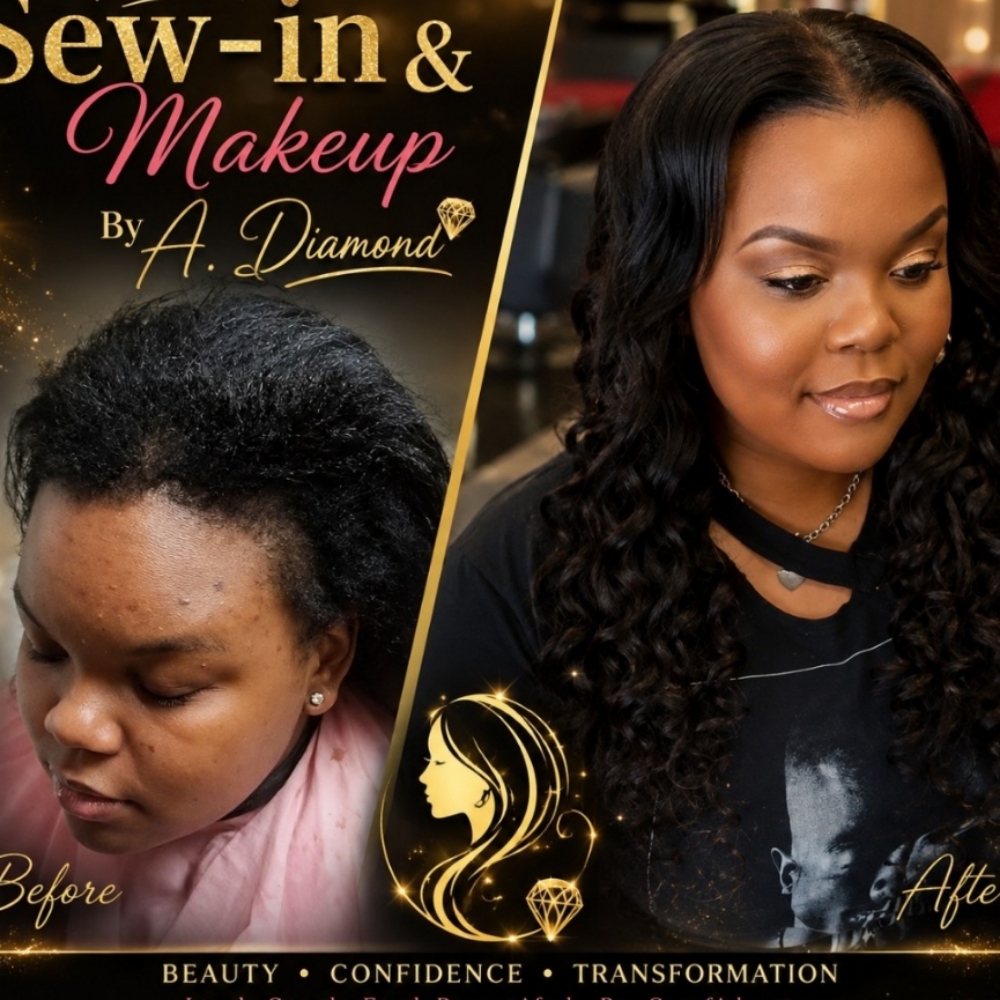 Partial Sew-in at Pamper Me Salon & Spa Ste in Georgia, GA