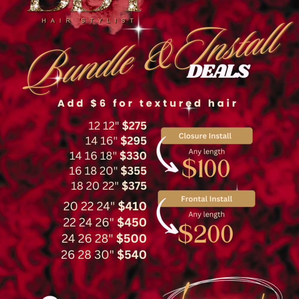 Bundle Deals With Install at Beauty By Tati in Kansas City, KS