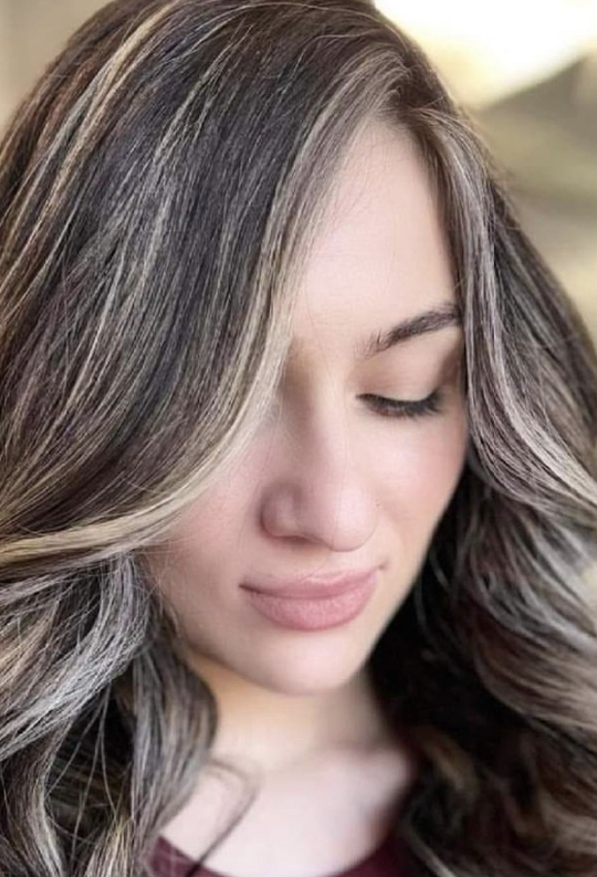 Face Framing Highlights Or Balayage