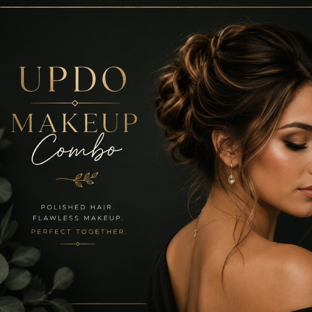 Updo And Makeup Combo at Studio 37 in Dix, IL