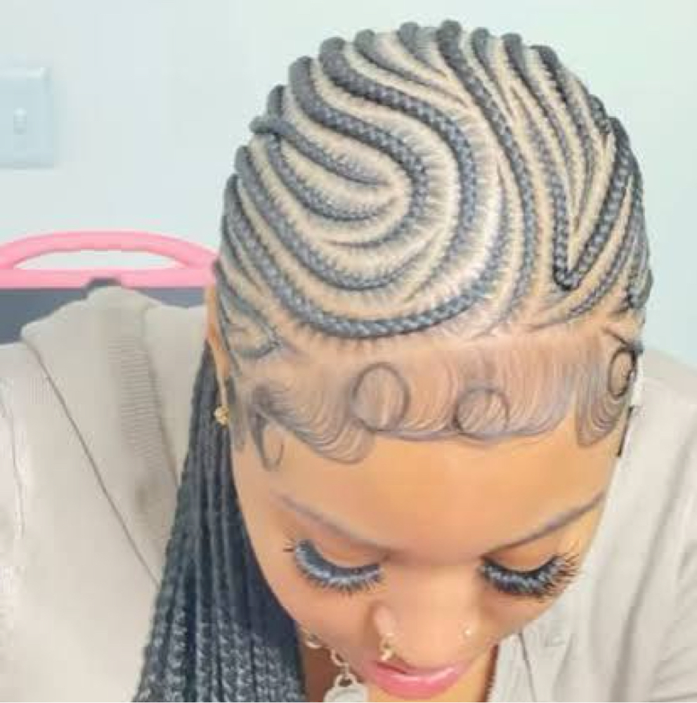 Free Style Cornrows at Braids_by_Naider in Burtonsville, MD