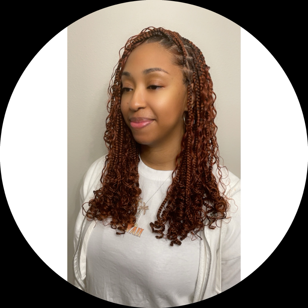 Medium Boho Knotless Bob