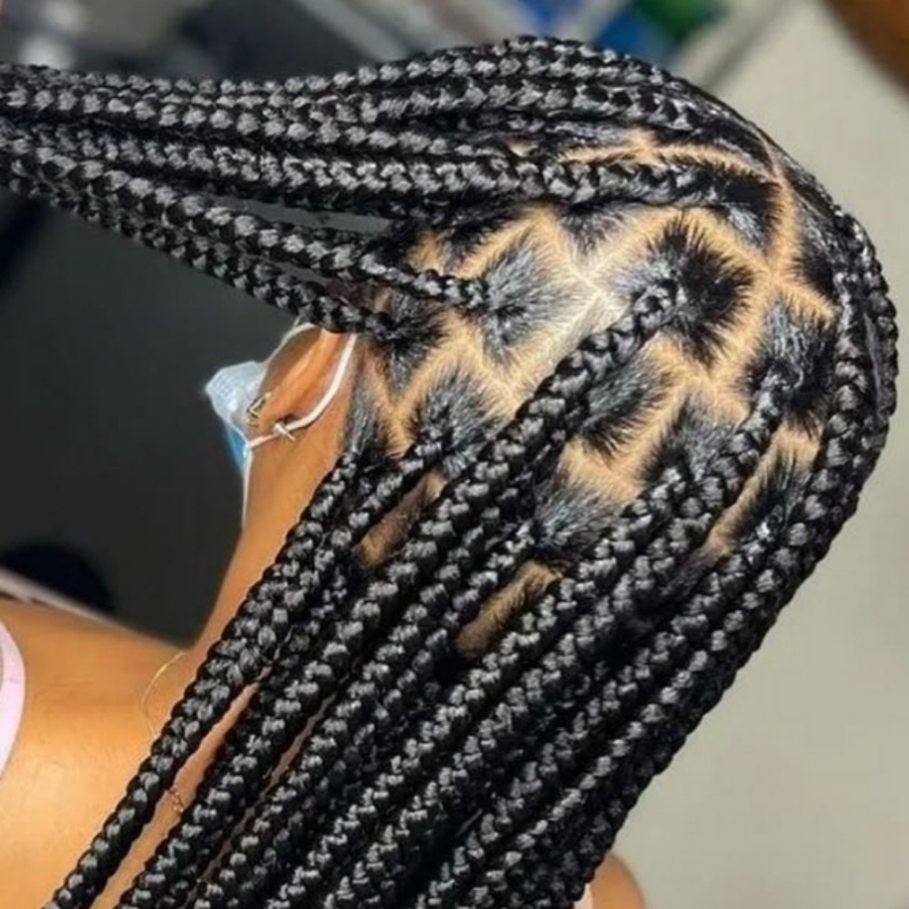 Box Braids at Hair Ingenuity Salon in Belleville, NJ