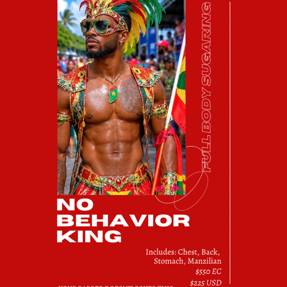 The No Behavior King at Sugar Luxe 473 - #1 Spicemas Skin Prep Destination in Pearland, TX