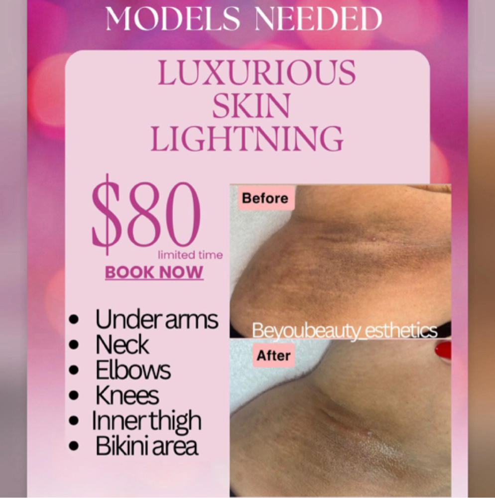Skin Lightning  - Model at Be You Beauty - Esthetics LLC in Tucson, AZ