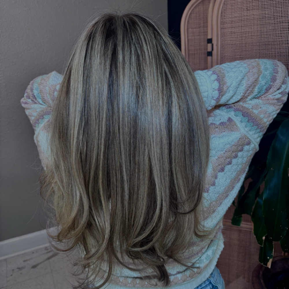 Blonde Balayage at Gina's Hair Studio in Eagle pass, TX