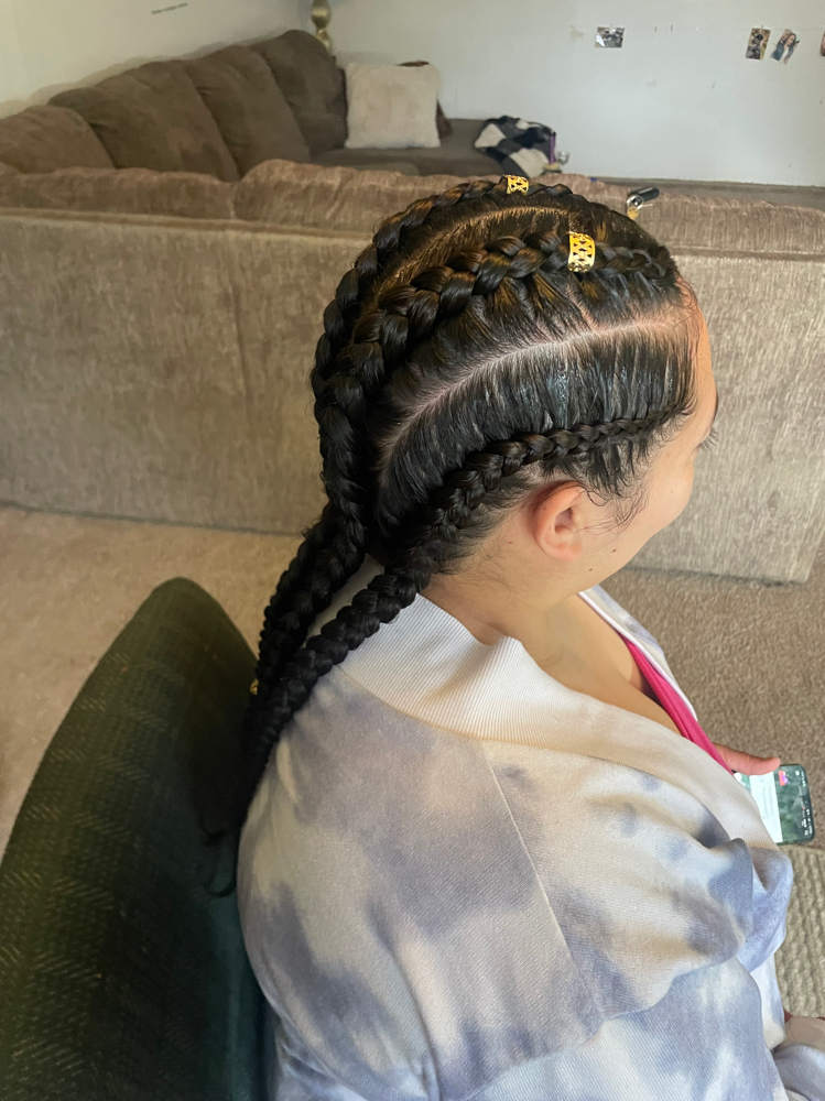 Feed and braid at Lavish salon in Independence, KS
