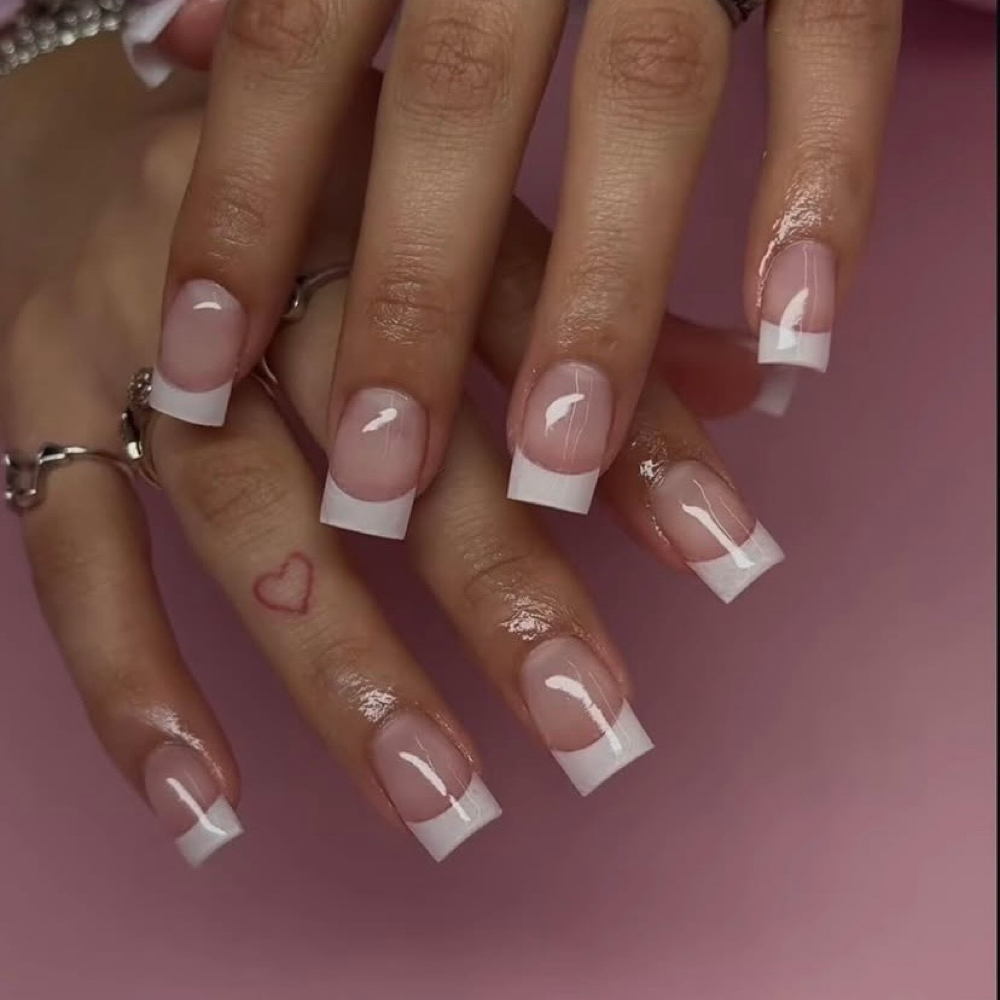 Acrylic Frenchies at Lexi Lou Cosmetologist LLC in Coolidge, AZ