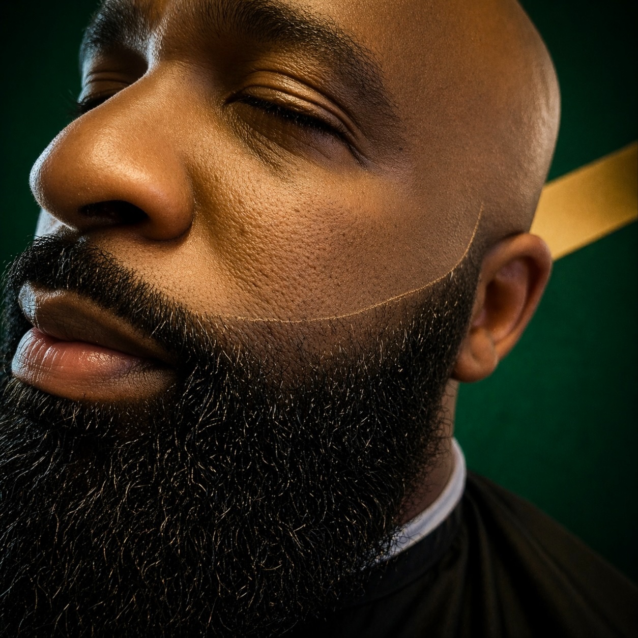 Beard grooming at Big Luck Cut It-Private VIP Barber Shop in Nashville, TN