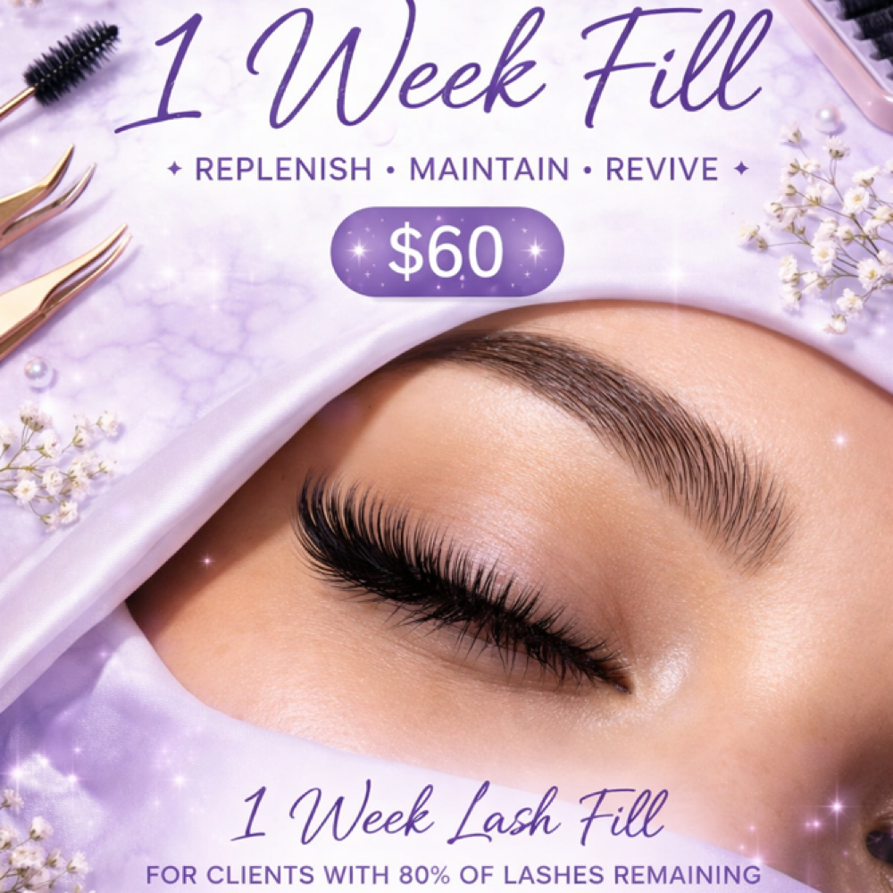 One Week Fill at Lashed by Suzee in Kansas City, MO