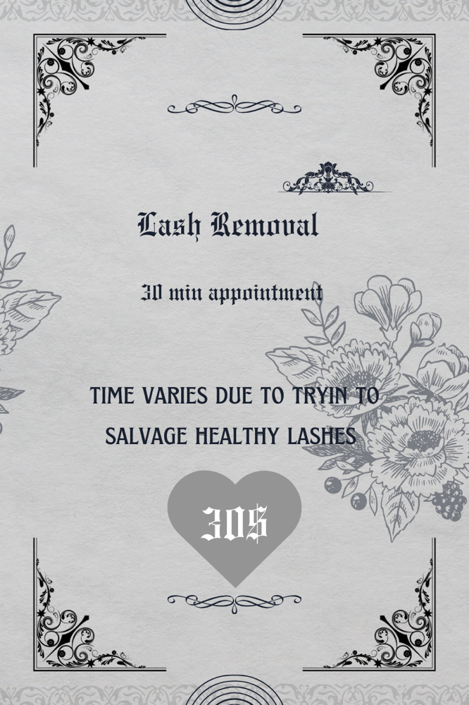 Lash Removal