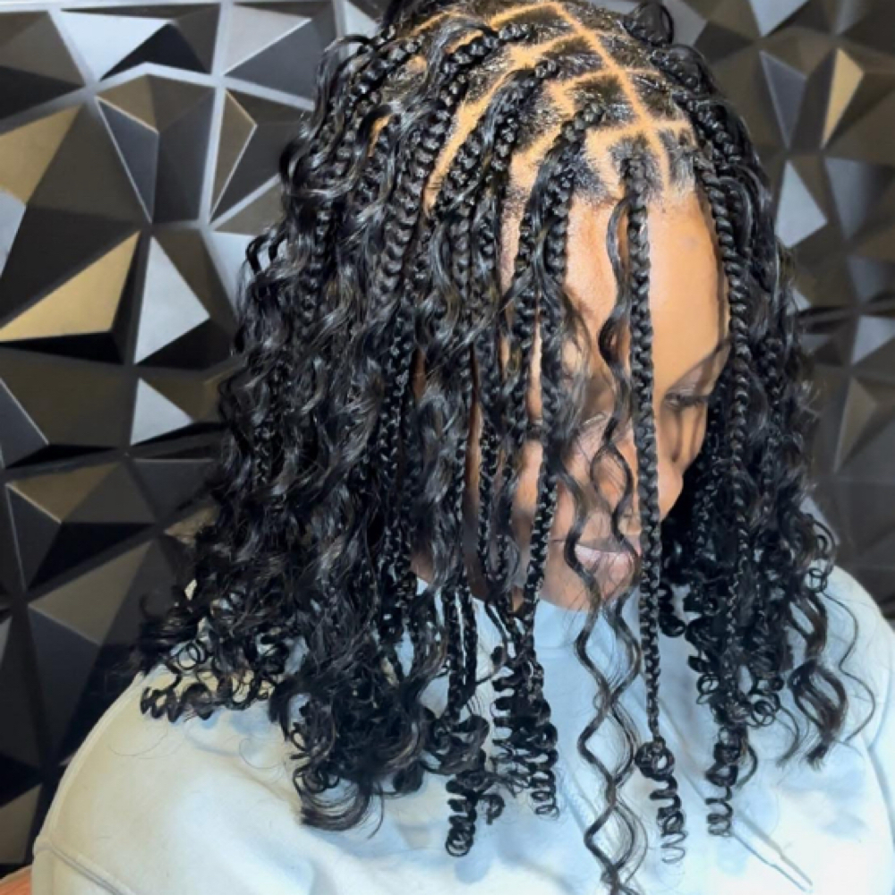 Boho Knotless Bob at Styles By Mk in Sherman, TX