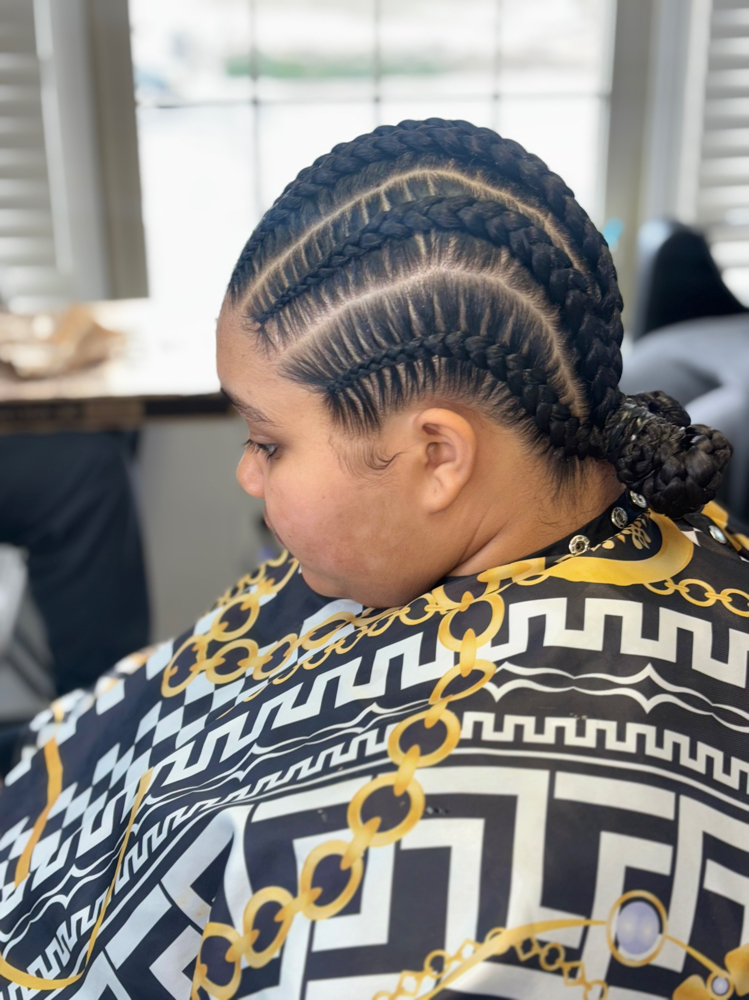 Kids Stitch Braids With Extension