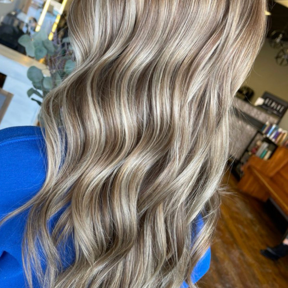 dimensional (highlight+lowlights) at BB Salon & Spa in Lawrence, KS