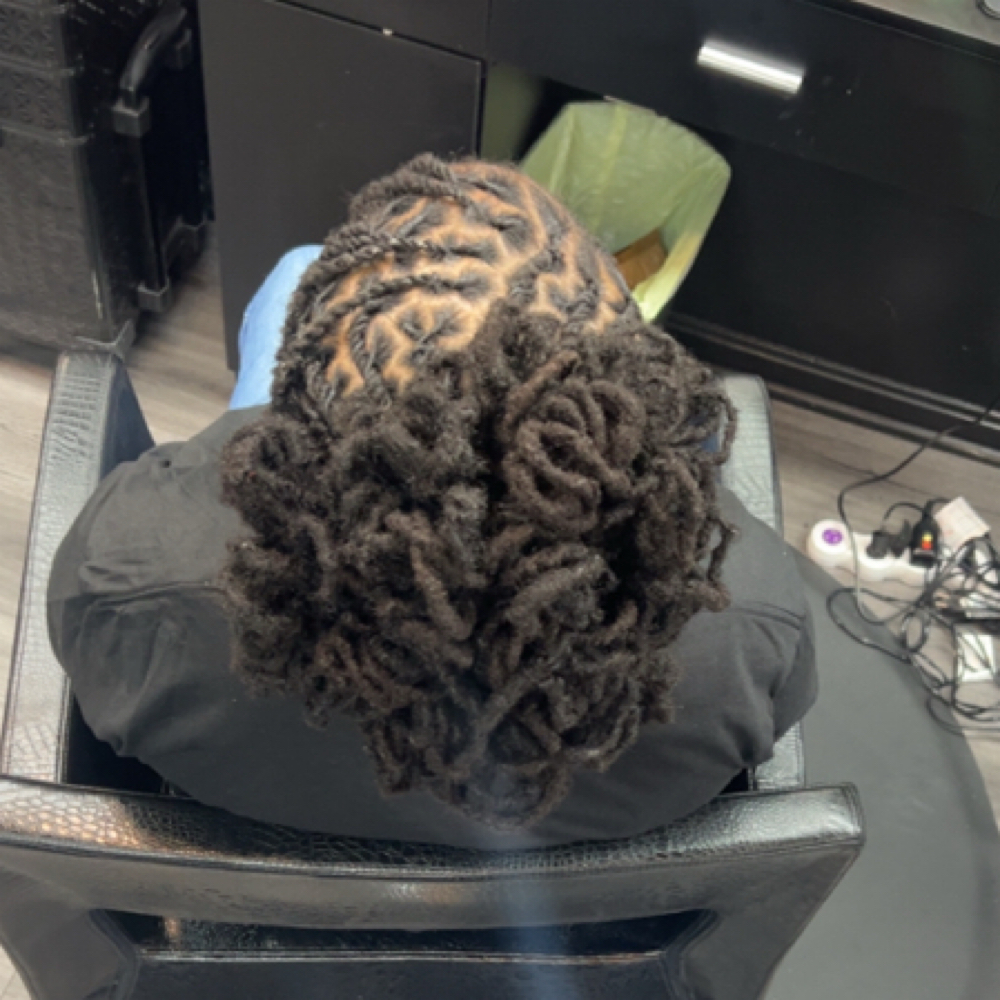 Loc Up-Do at UrHairQueen Salon & Studio in Upper Marlboro, MD