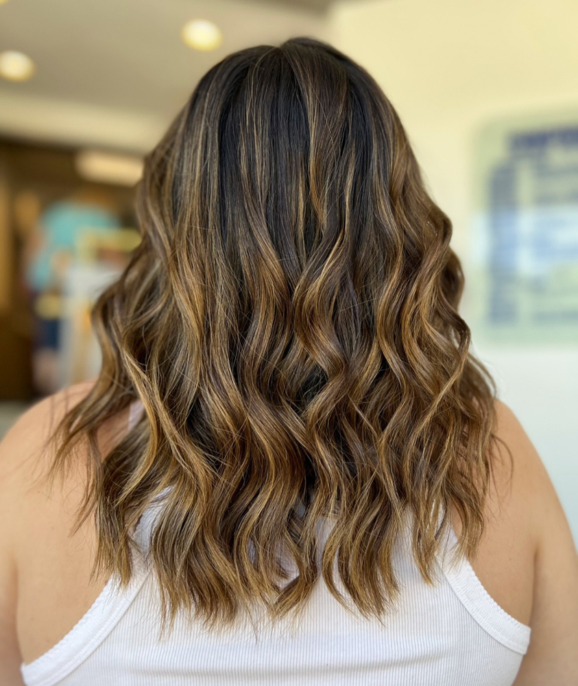 Balayage Lived In + Haircut Style