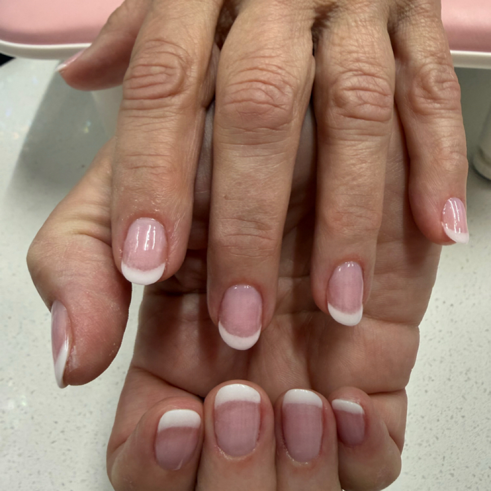 Add On French at Custom Nails By Vanusa in Natick, MA