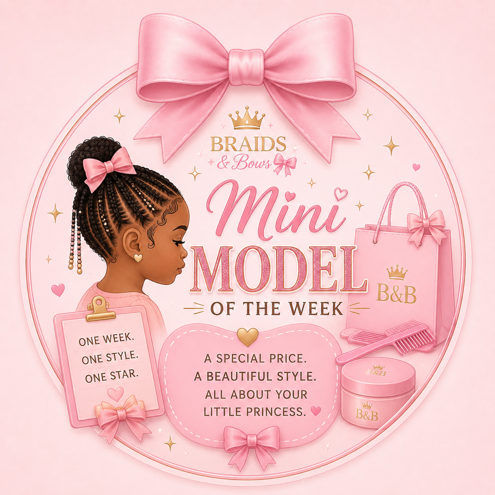 Mini Model Of The Week 👑 at Braids & Bows in Columbus, OH