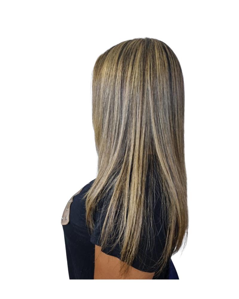 The Full Blonde at Mexiee Salon Studios in Port Allen, LA