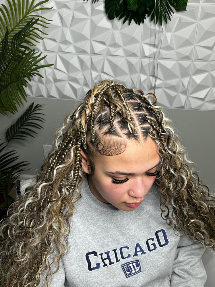 braiding hair color & blends