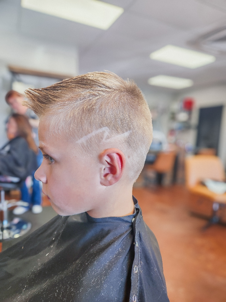 Kids cuts at Delilah Fades in langely, OK