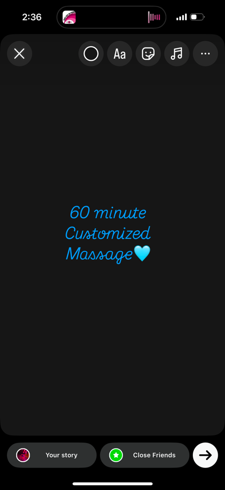 60 Minute Customized Massage