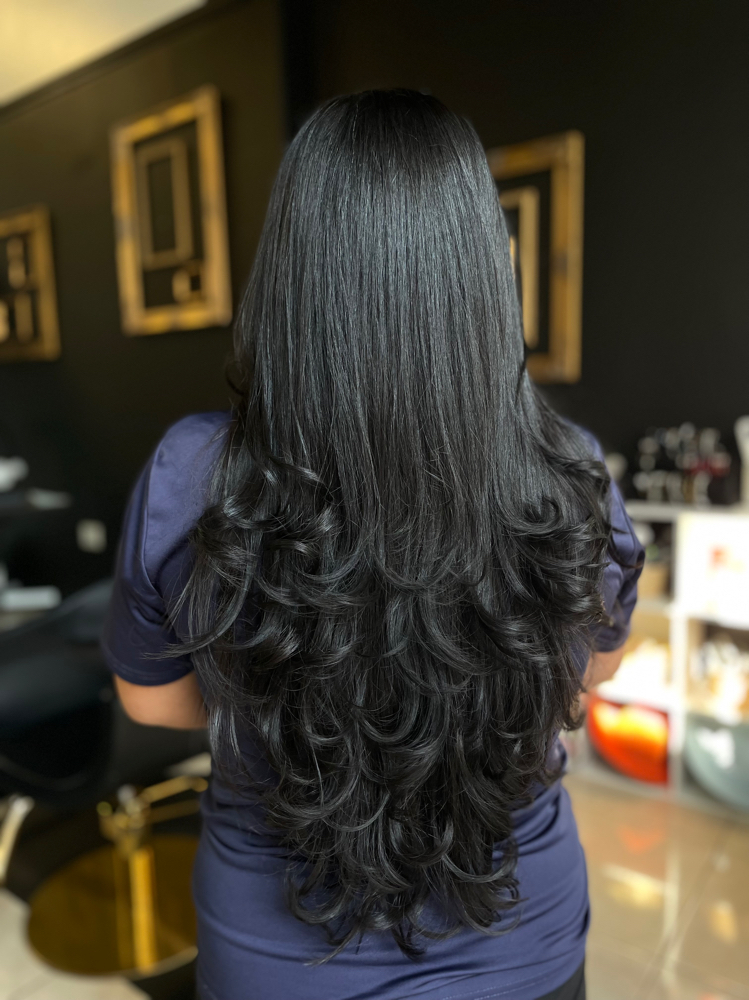 Haircut and Style at Beloved Beauty Salon in McAllen, TX