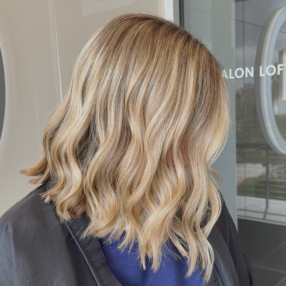 Heavy Partial Highlight at Sincerely Sami in Richmond, TX