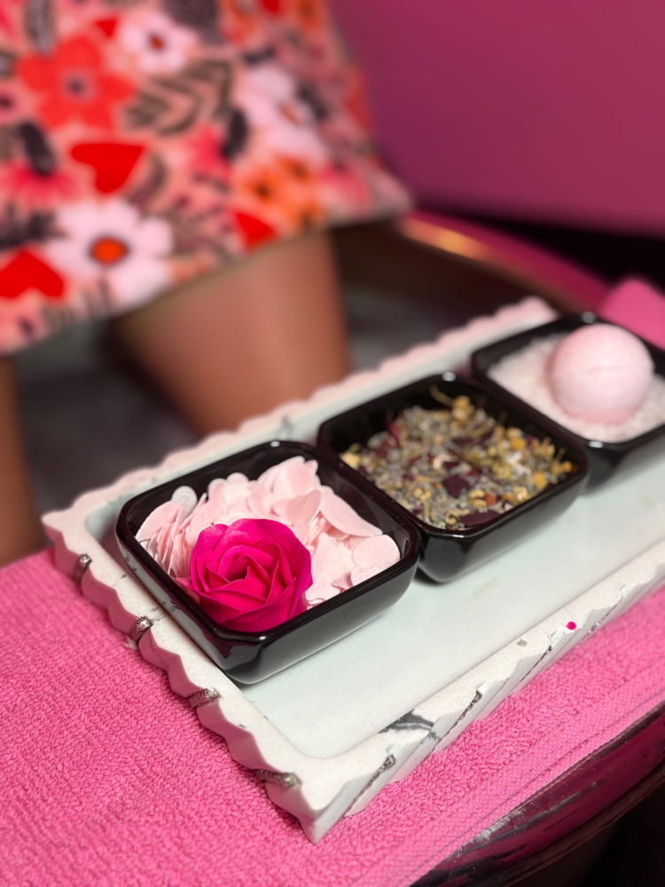 Baby Bump Lavender Pedicure