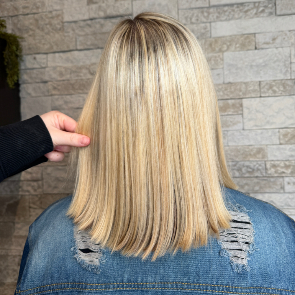 Patrial Foil Highlight at Hair & Nails By Han in Marion, OH