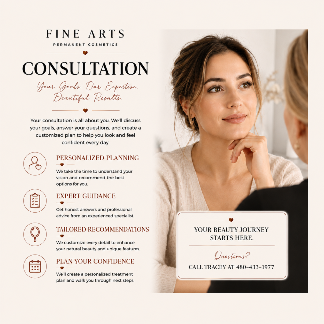Consultation PIT at Fine Arts Permanent Cosmetics in Xxxxx, AZ