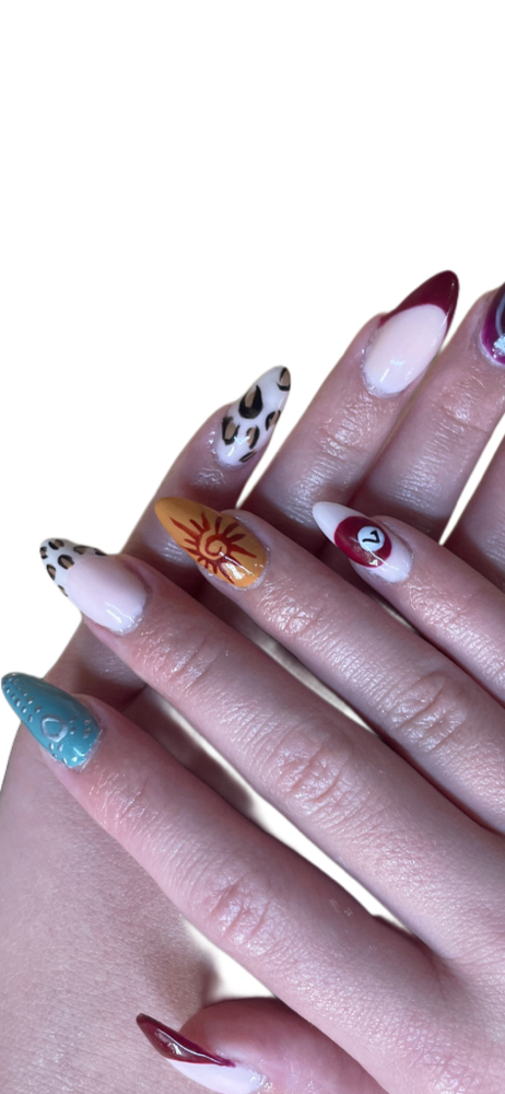 Medium Length Acrylic Fill at Serenity’s Haus of Beauty in Bedford, IN