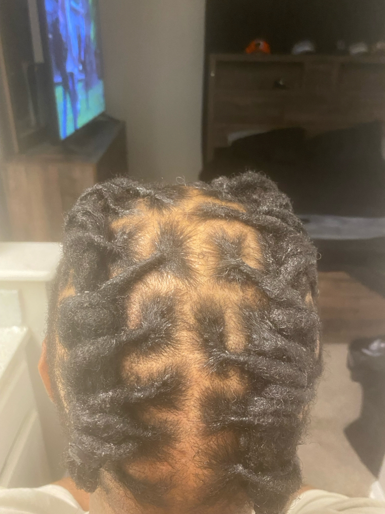 Loc Retwist & Style - Short at Nubian Kiss Beauty in Dallas, TX