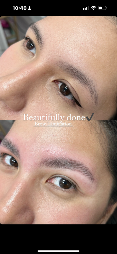 Brow Lamination + Wax