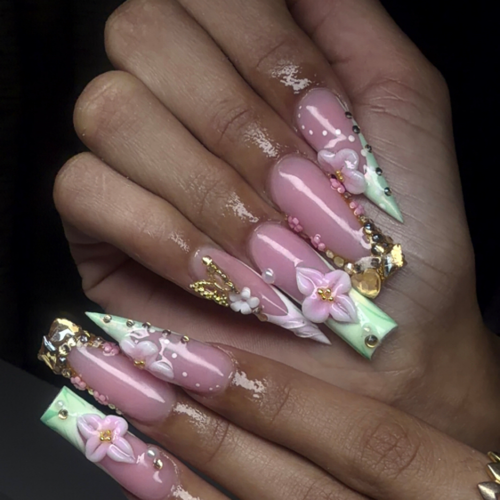 EXTRA LONG Acrylic Full set at Acrylicsbymarii in See You Soon <3, CT