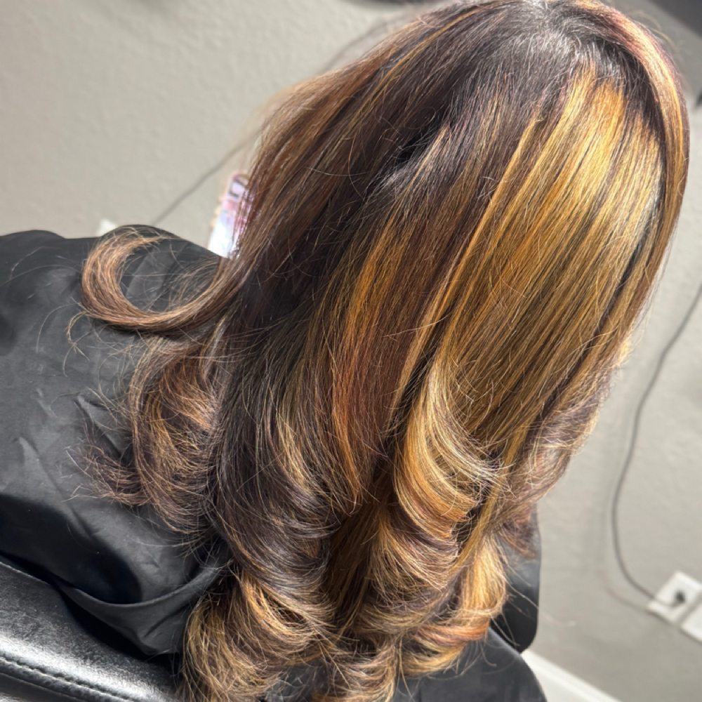 Full Highlight/Balayage at Bellissima Taylor Hair Loft in Smryna, GA