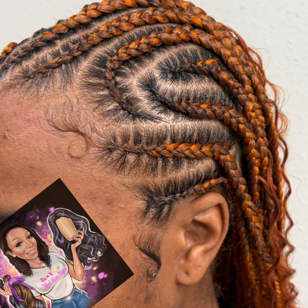 S/med Boho Fulani Knotless at BeyoutifulHairtique in Duncanvile, TX