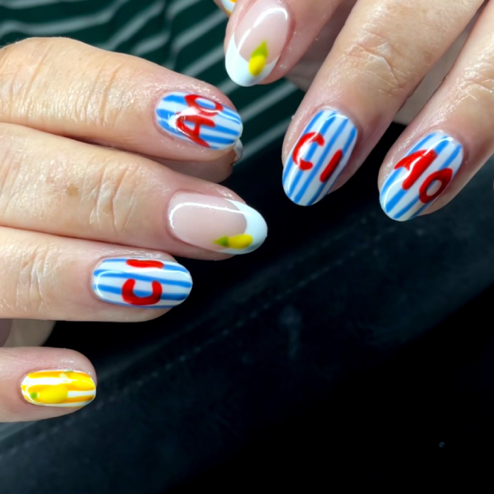 Hard Gel Overlay Manicure at AYM Nails in Granger, IN
