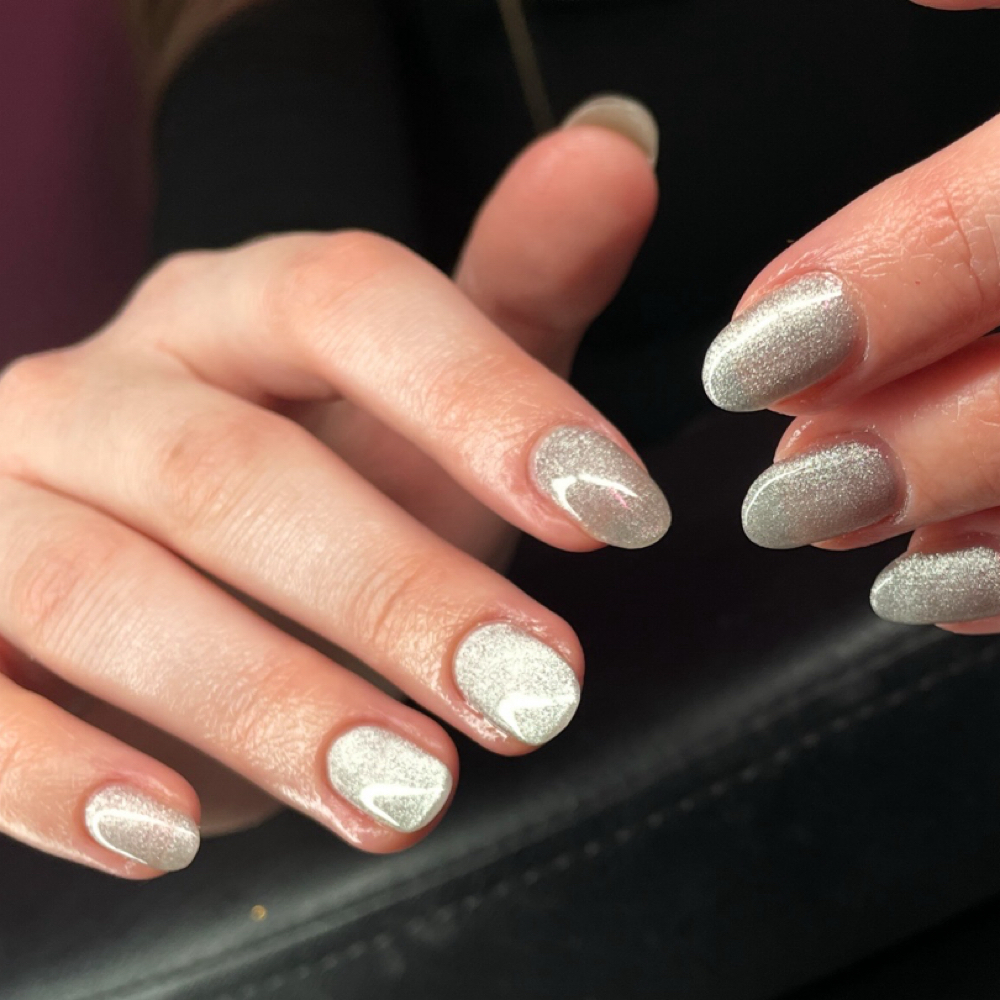 Hard Gel Short Set/Overlay  Mani at AYM Nails in Granger, IN