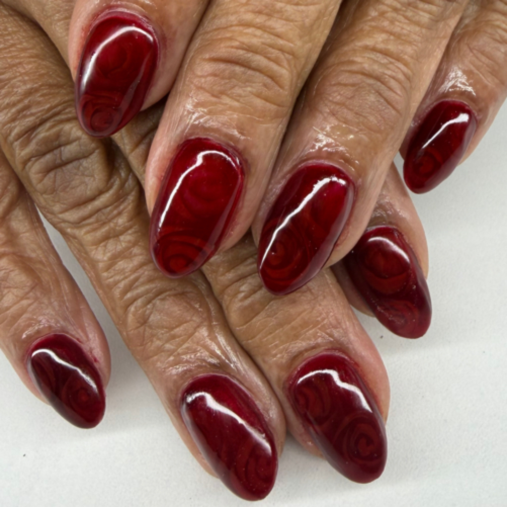 Acrylic Fill With Designs at Tailored Barber Co. in Roy, UT