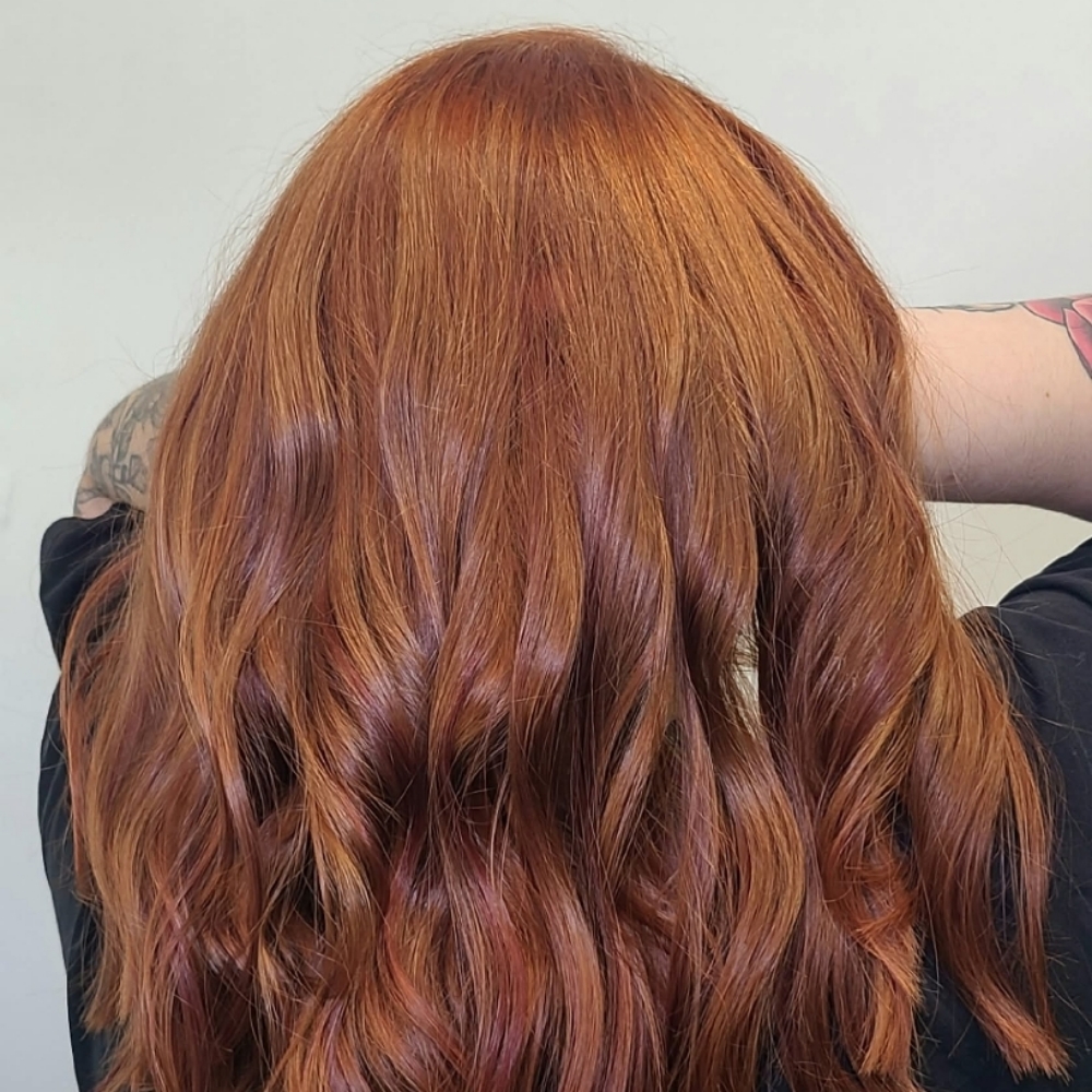 Solid Color Root Touch Up at Hoosier Momma Salon in Clay City, IN