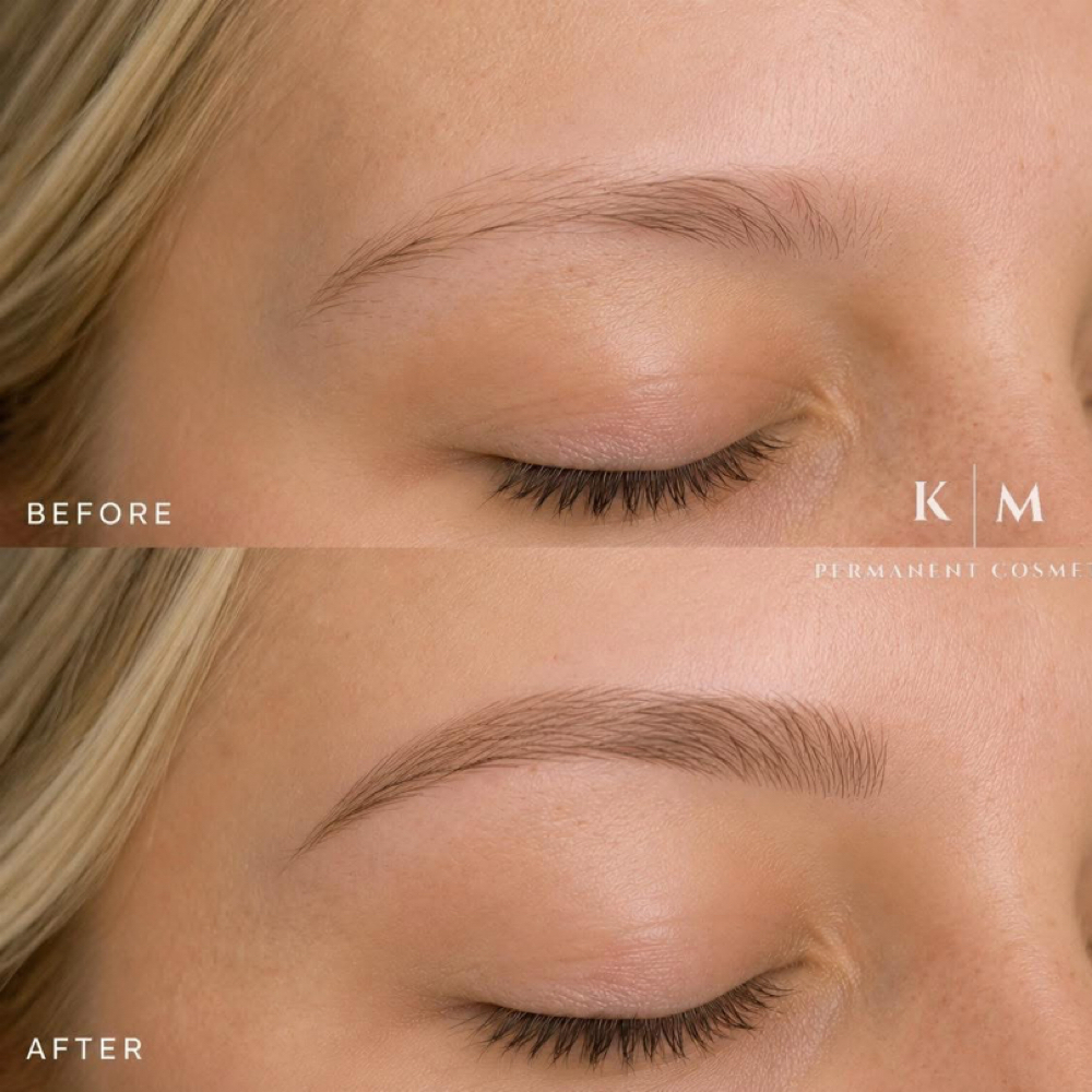 Nano Brows ⭐️Most Natural⭐️ at KM Permanent Cosmetics in Olympia, WA