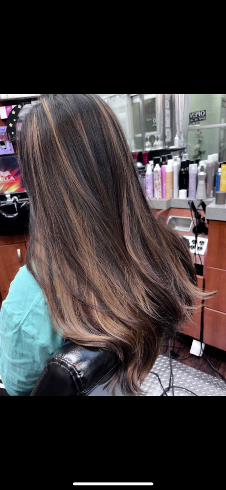 Balayage & finish Style