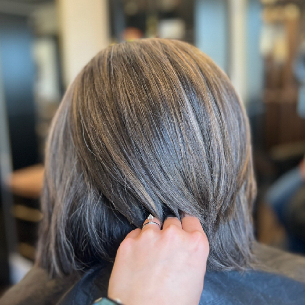 Grey Coverage Base Color at Daph Does Hair in Gardnerville, NV