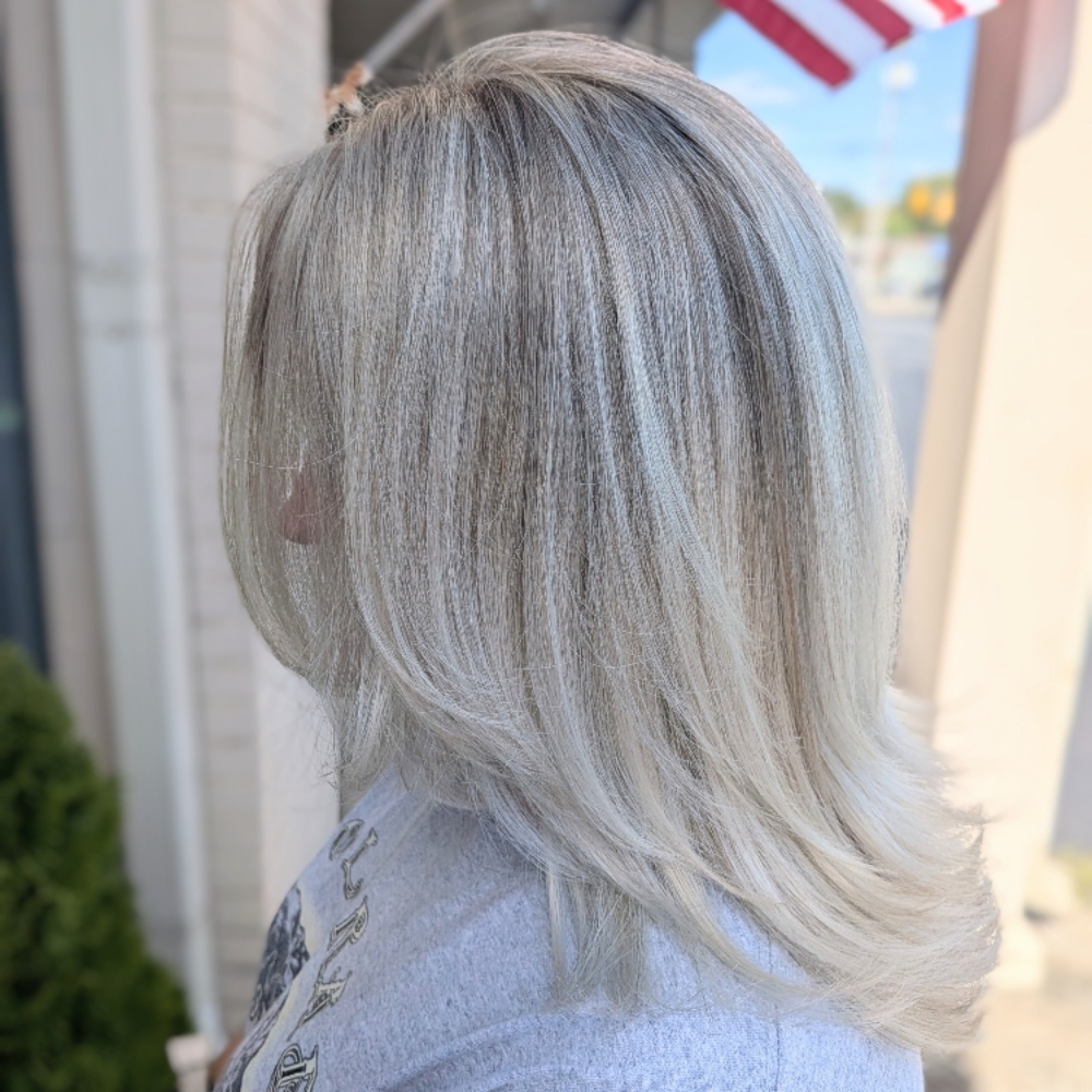 Blonde Foil Retouch at Haley Morgan Hair in Tullahoma, TN