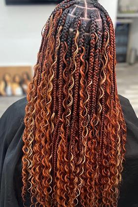 Boho Braids/Large/Lowerback Length
