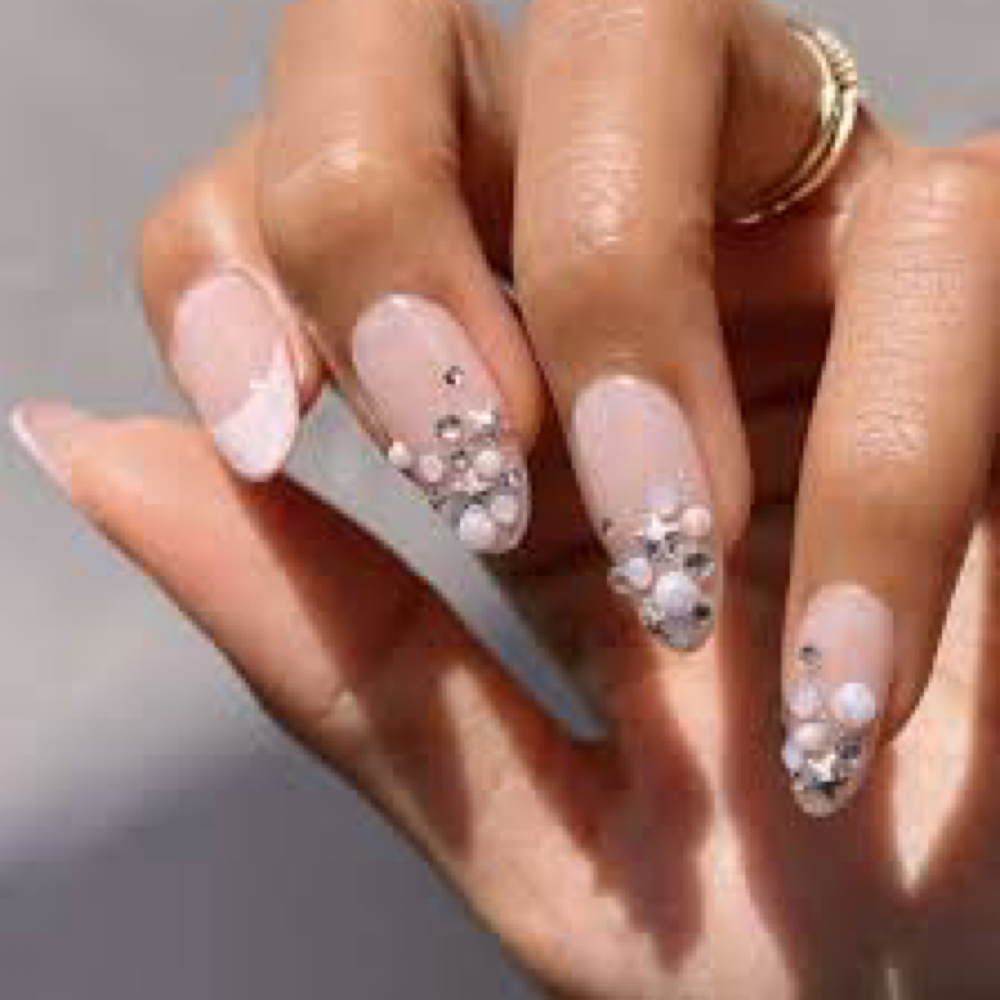Rhinestones/Pearls at Nailed It!! in Walton, NY