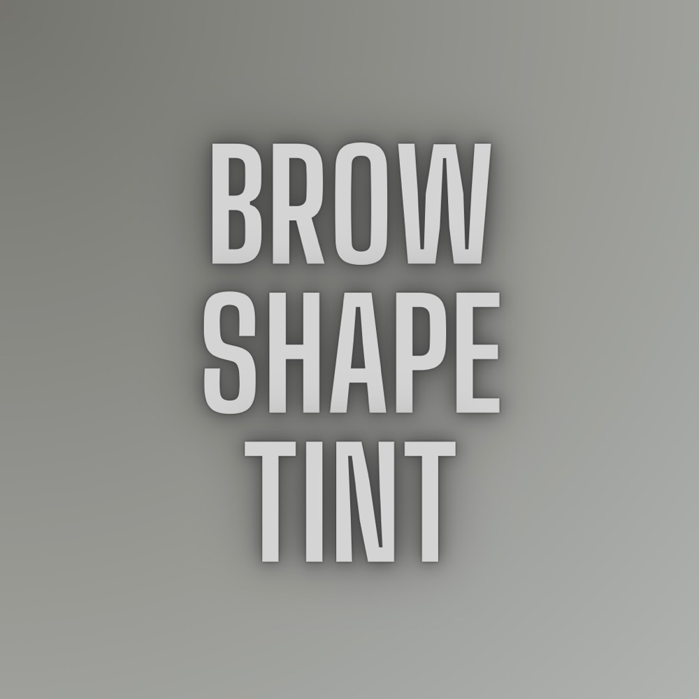 Brow Shaping + Tint