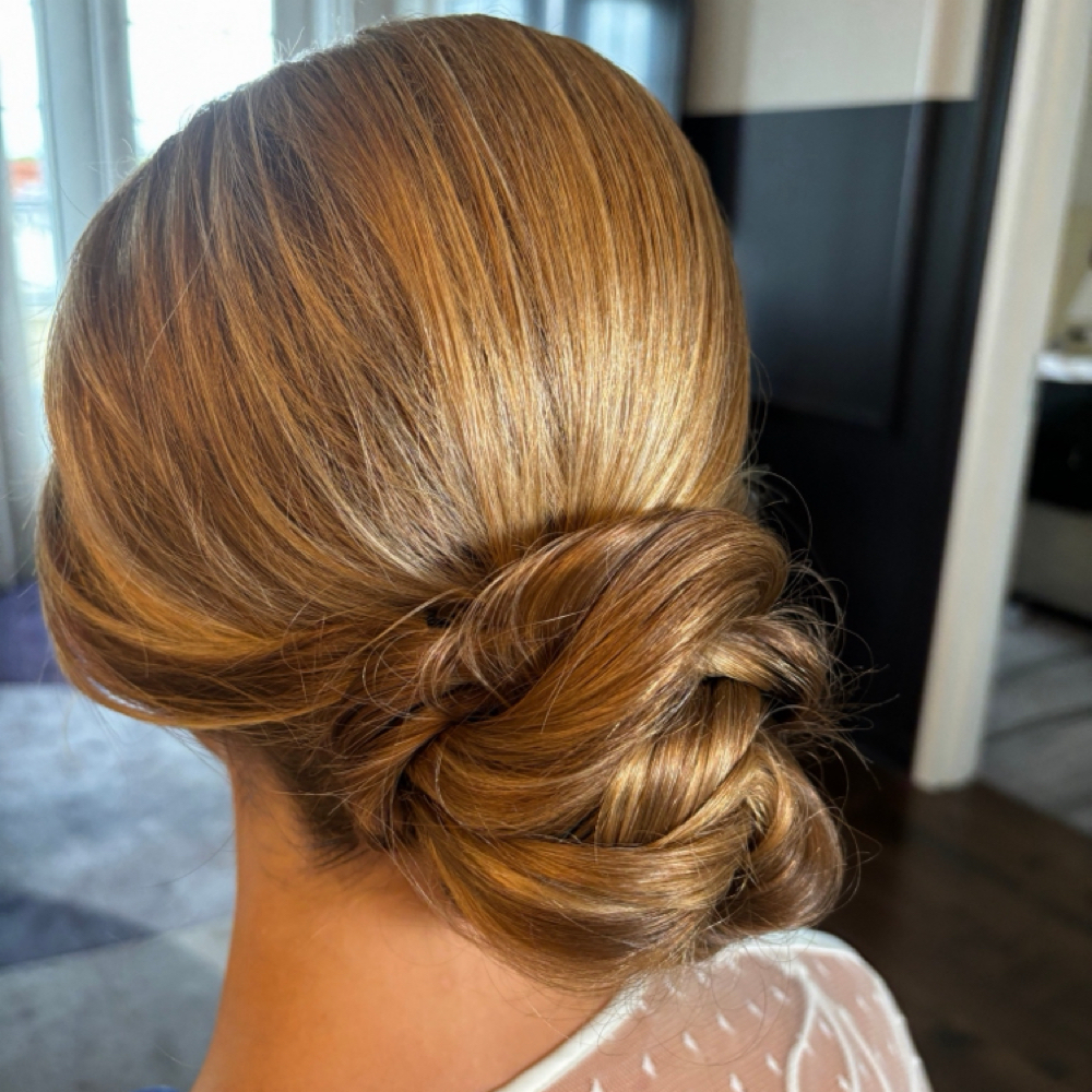 Second Style on Wedding day at Beauty by Evelyn in Greenbelt, MD
